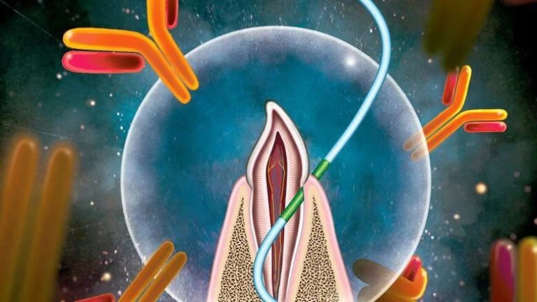 واکسیناسیون با نخ دندان