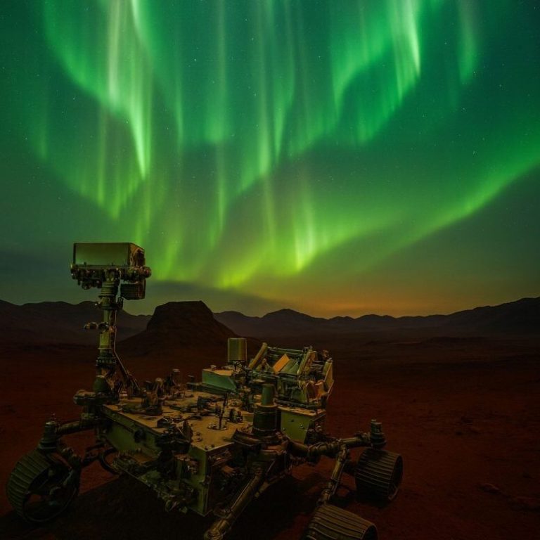 شفق‌های سبز مریخ