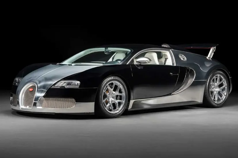 حراج خاص‌ترین نسخه بوگاتی ویرون با بدنه آلومینیومی آینه‌ای