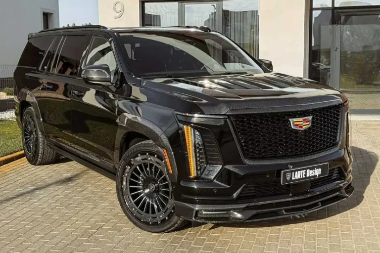 کادیلاک اسکالید با کیت فیبر کربنی آلمانی لارته دیزاین