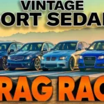درگ جذاب گلف R با سدان‌های اسپرت V8 قدیمی آئودی، مرسدس و بی‌ام‌و
