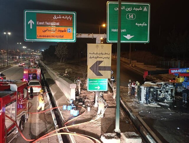 واژگونی کامیونت