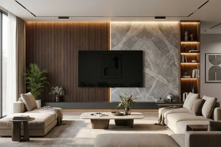 دیوار پشت تلویزیون