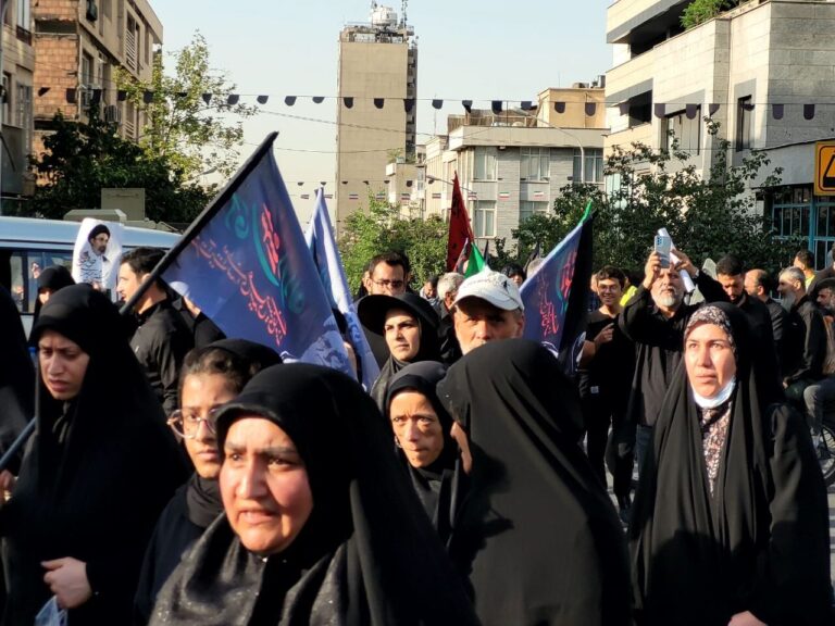 مراسم وداع با رهبر شهید