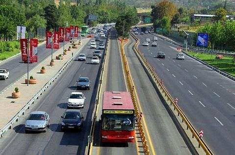خطوط BRT تهران